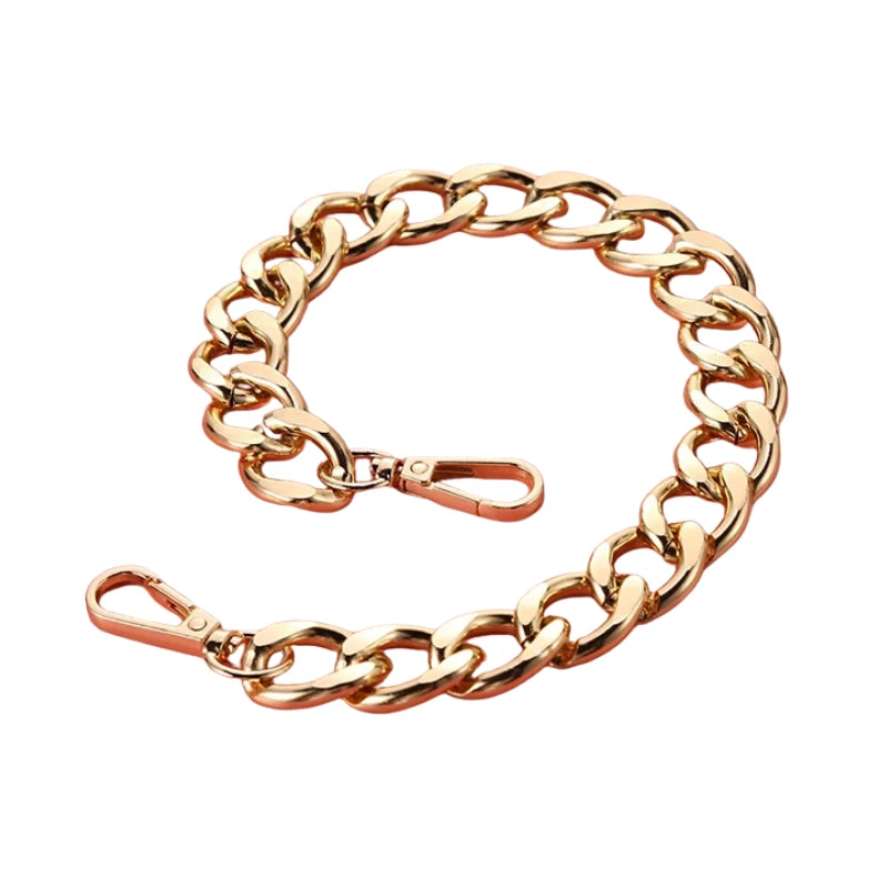 Aluminum Bag Chain Gold
