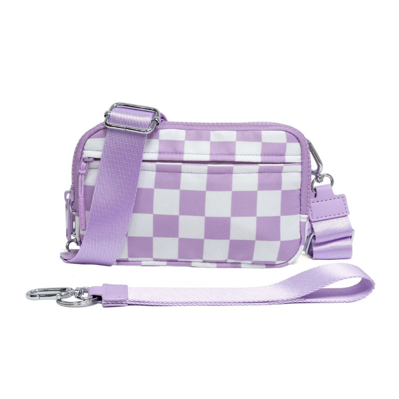 Checkered Light Purple