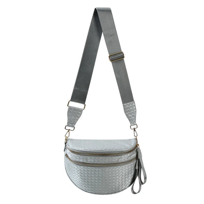 GoFree - Woven Leather Bum Bag