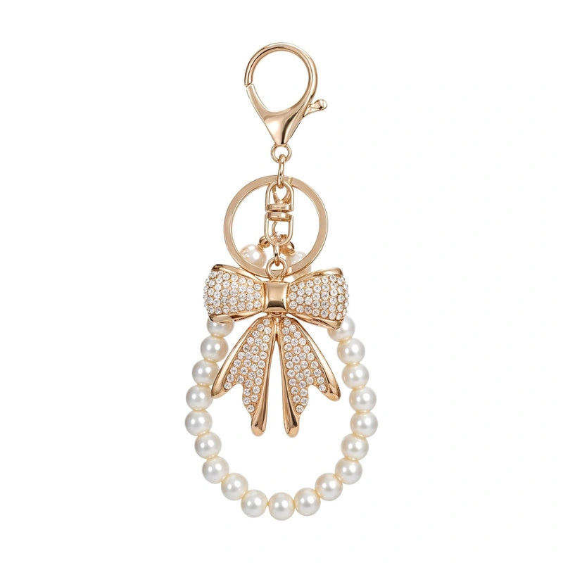 PearlBow - Bag Charm