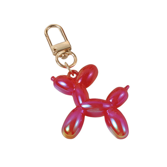 Balloon Dog Bag Charm Pink
